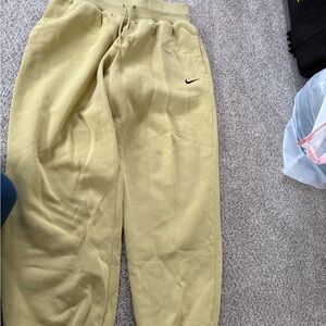 Nike Yellow Sweatpants